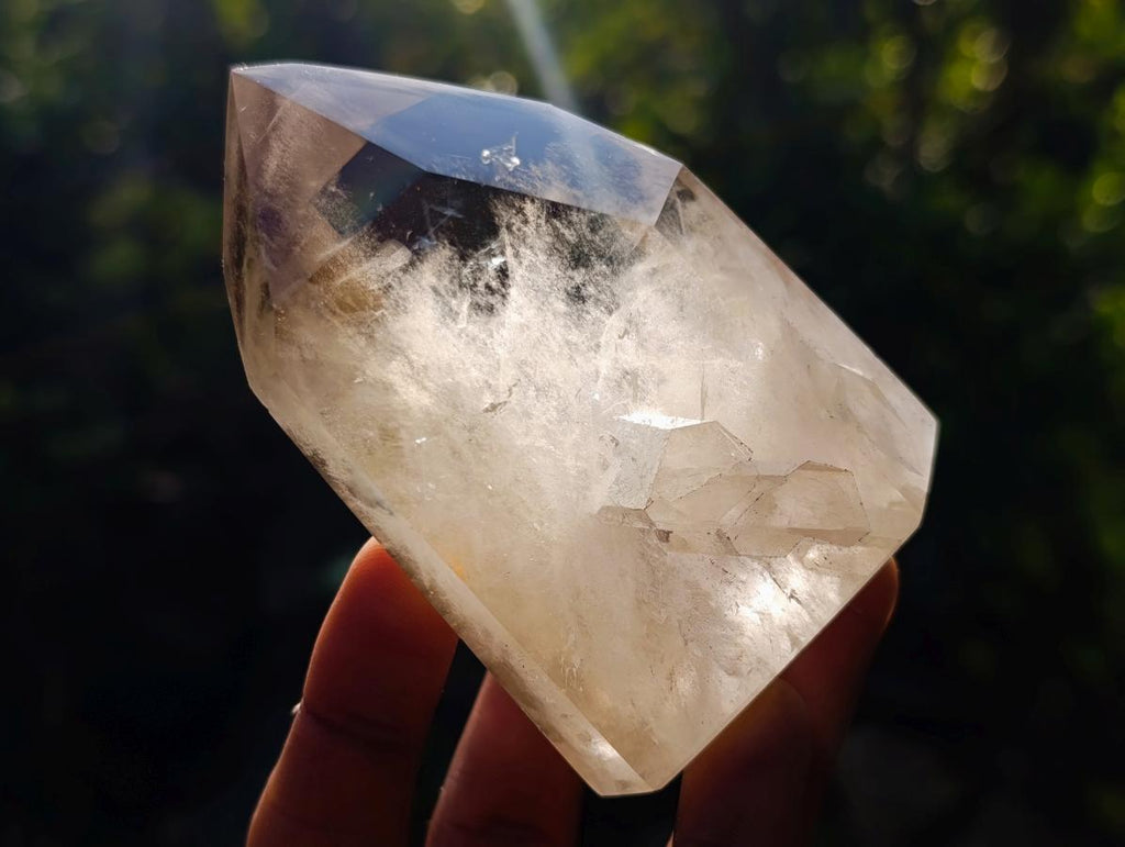 Polished Smokey Phantom Quartz Crystal x 1 From Anjozorobe, Madagascar