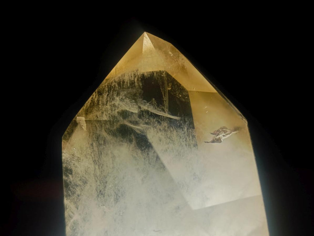 Polished Smokey Phantom Quartz Crystal x 1 From Anjozorobe, Madagascar