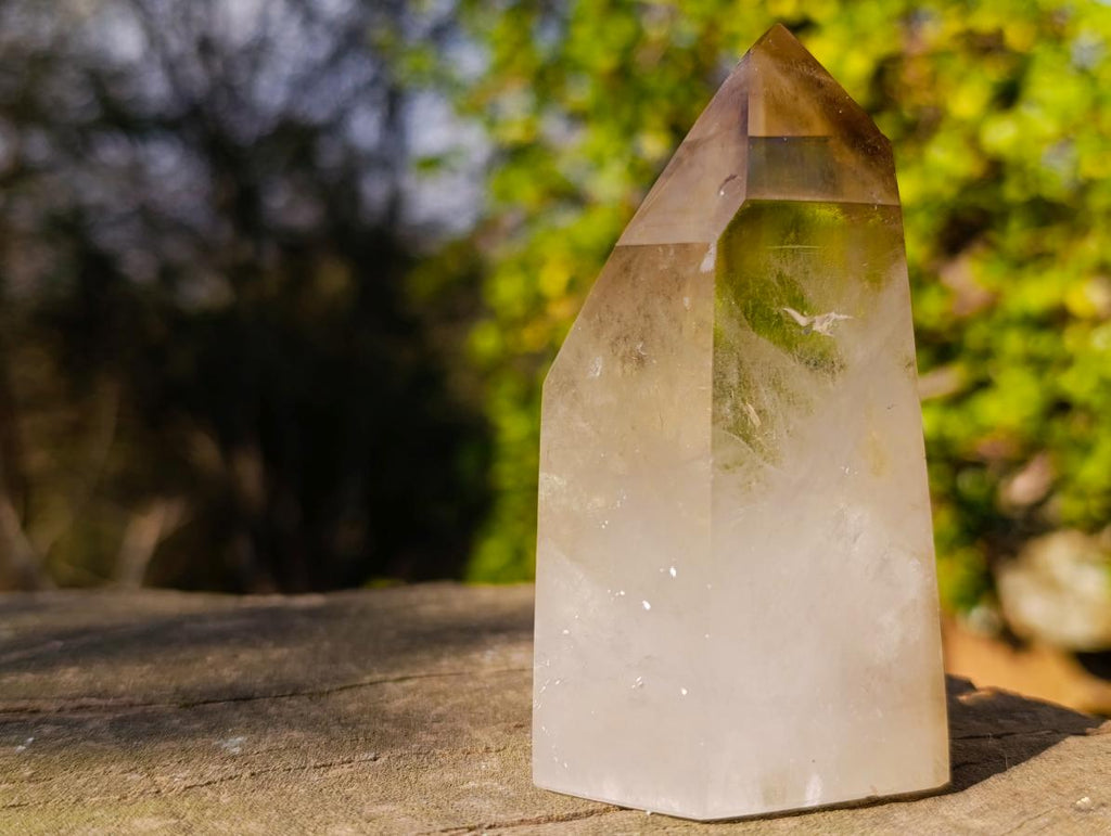 Polished Smokey Phantom Quartz Crystal x 1 From Anjozorobe, Madagascar
