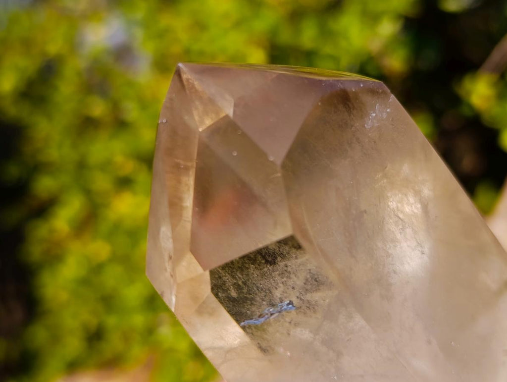 Polished Smokey Phantom Quartz Crystal x 1 From Anjozorobe, Madagascar