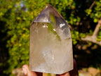 Polished Smokey Phantom Quartz Crystal x 1 From Anjozorobe, Madagascar