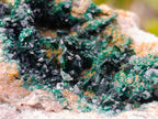 Natural Shiny Dark Green Crystalline Malachite Specimen x 1 From Kolwezi, Congo