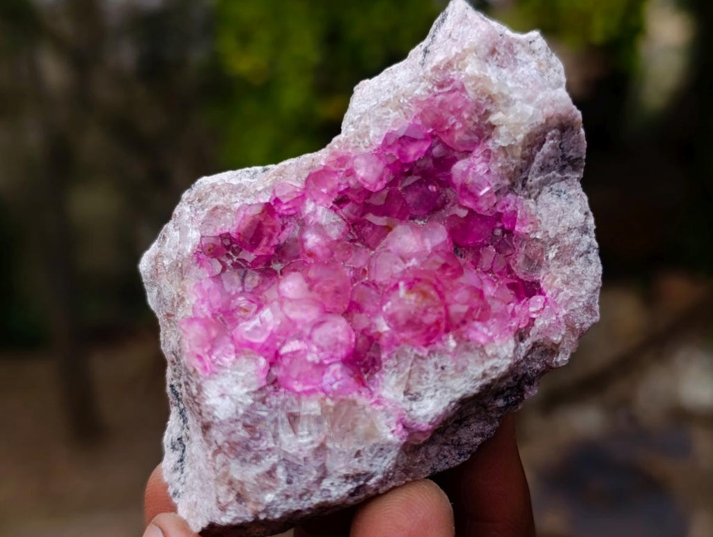 Natural Rare Hot Pink Spherocobaltite Specimen x 1 From Mashamba West Mine, Congo