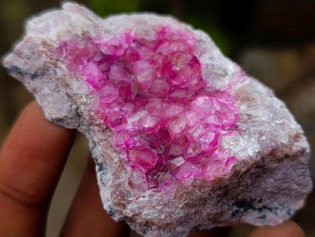 Natural Rare Hot Pink Spherocobaltite Specimen x 1 From Mashamba West Mine, Congo