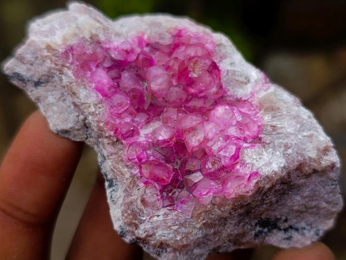 Natural Rare Hot Pink Spherocobaltite Specimen x 1 From Mashamba West Mine, Congo