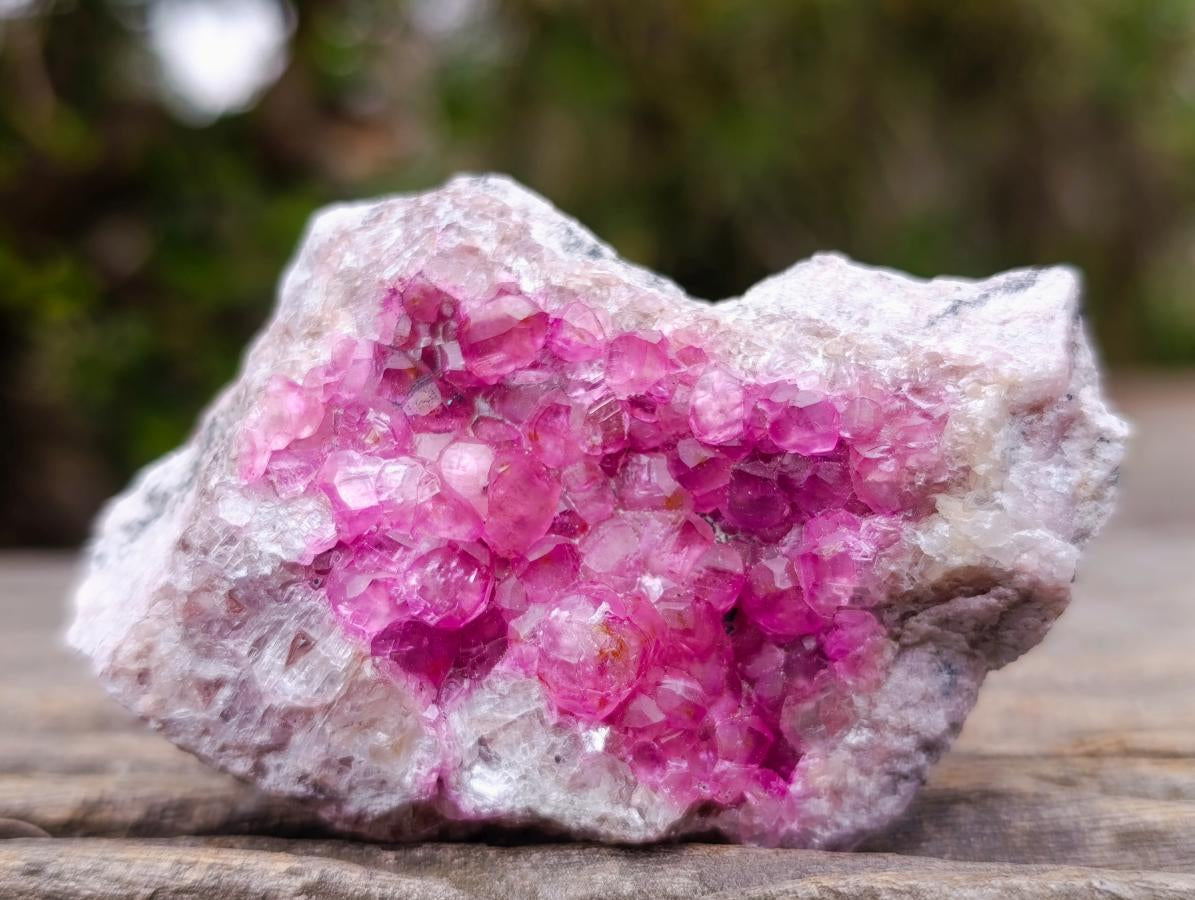 Natural Rare Hot Pink Spherocobaltite Specimen x 1 From Mashamba West Mine, Congo