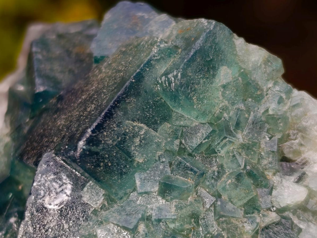 Natural Cubic Green Fluorite Specimen x 1 From Mandrosonoro, Madagascar