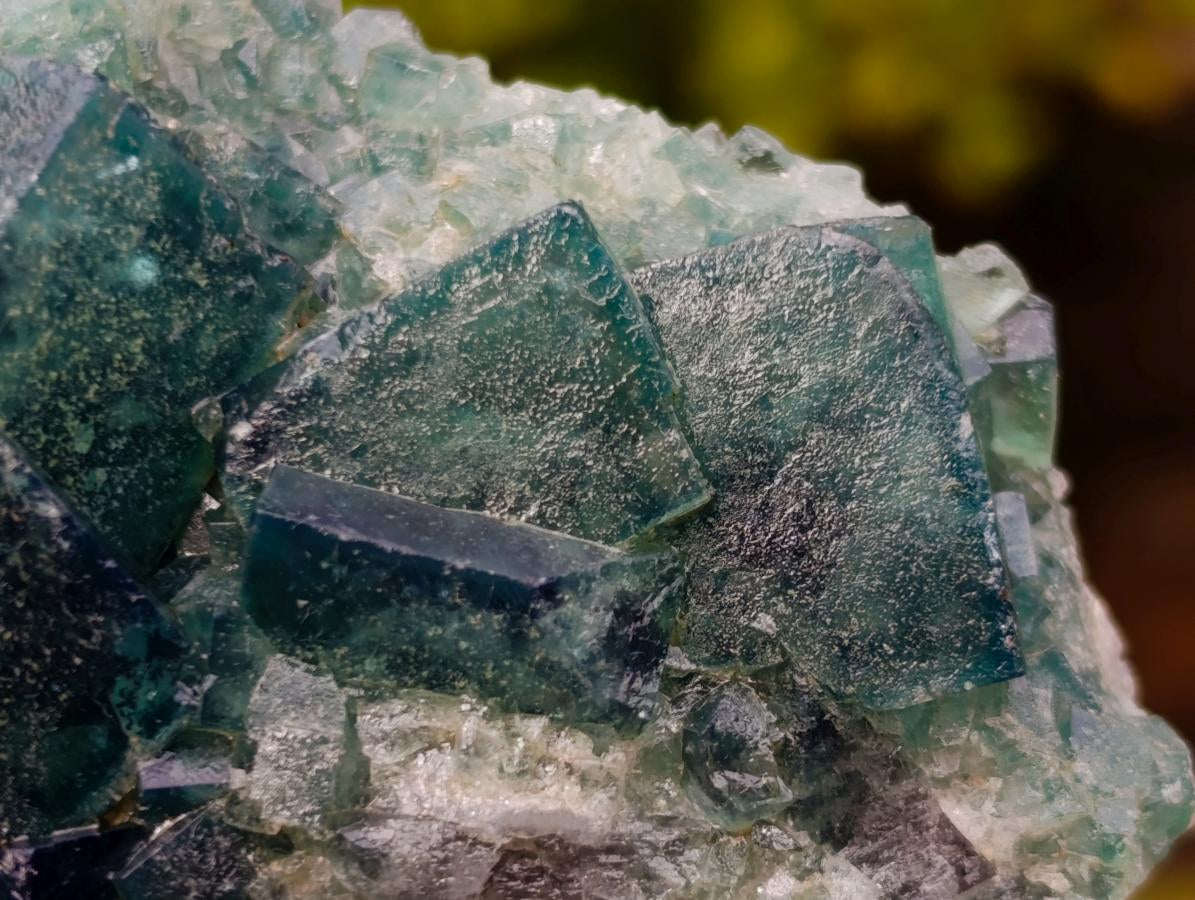 Natural Cubic Green Fluorite Specimen x 1 From Mandrosonoro, Madagascar