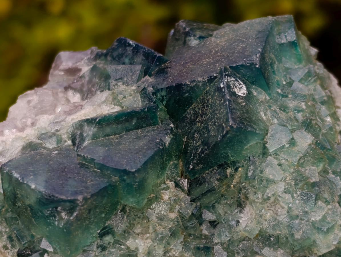 Natural Cubic Green Fluorite Specimen x 1 From Mandrosonoro, Madagascar