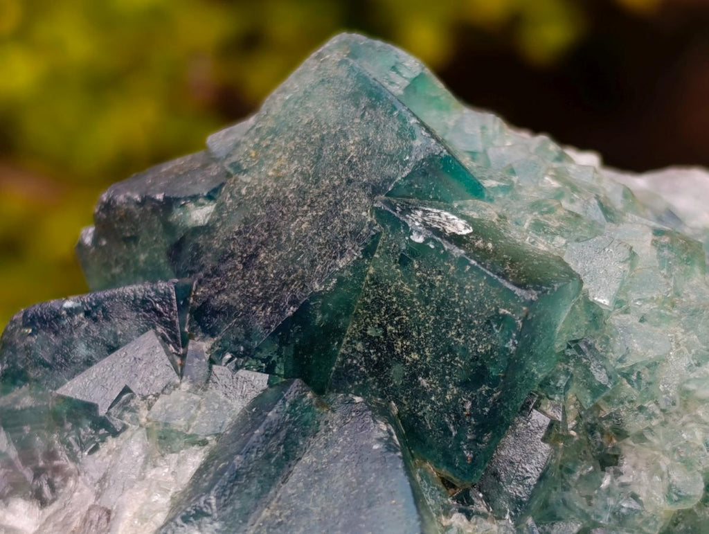 Natural Cubic Green Fluorite Specimen x 1 From Mandrosonoro, Madagascar