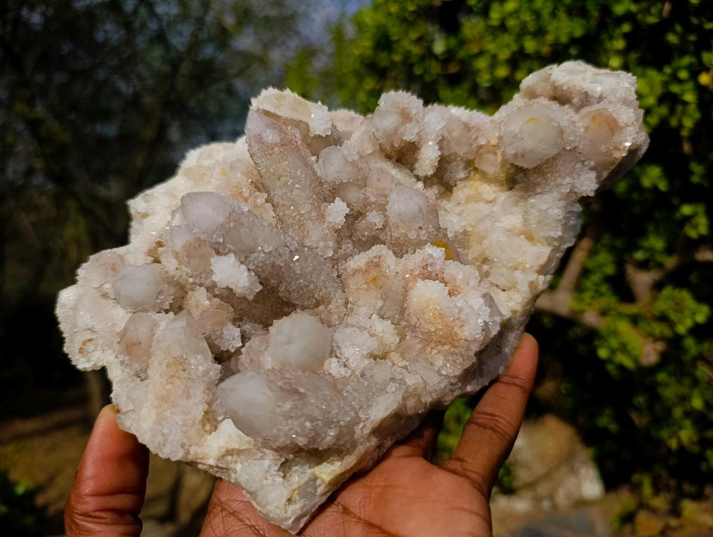 Natural Large Drusy Spirit Quartz Crystal Cluster x 1 From Boekenhouthoek, South Africa