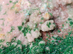 Natural Drusy Dolomite with Malachite and Chrysocolla on Cobalt Matrix x 1 From Kakanda, Congo