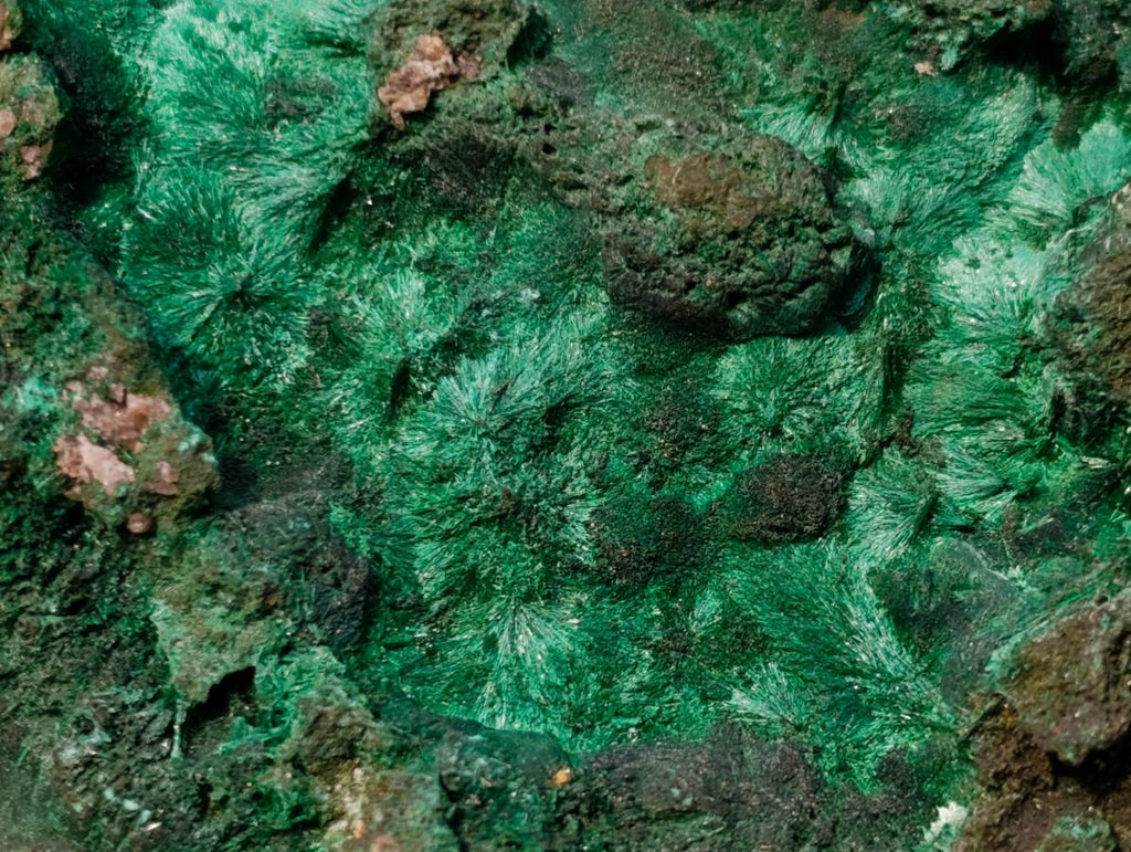 Natural Large Silky Malachite Specimen x 1 From Kasompe, Congo