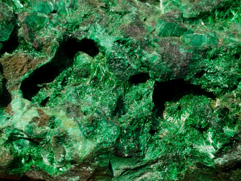 Natural Large Silky Malachite Specimen x 1 From Kasompe, Congo