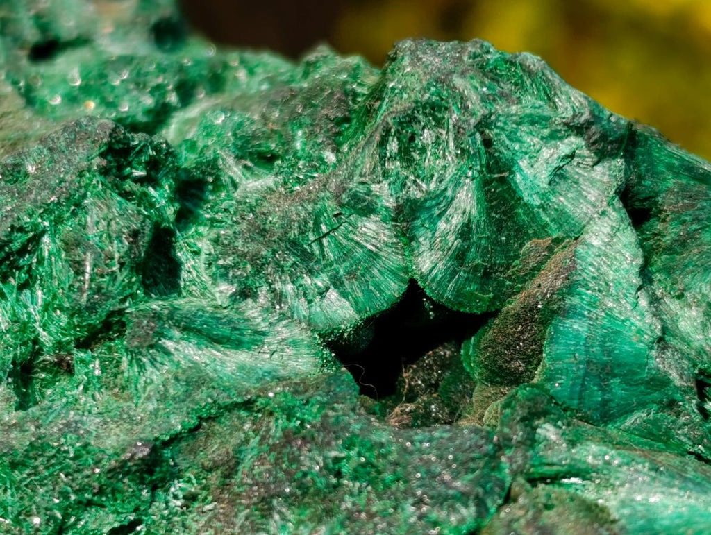 Natural Large Silky Malachite Specimen x 1 From Kasompe, Congo
