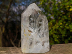 Polished Clear Quartz Display Crystal x 1 From Madagascar