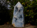 Polished and Natural Blue Celestite Display Crystal x 1 From Sakoany Madagascar