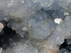 Polished and Natural Blue Celestite Display Crystal x 1 From Sakoany Madagascar