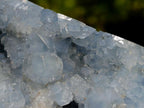 Polished and Natural Blue Celestite Display Crystal x 1 From Sakoany Madagascar