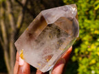 Polished Clear Quartz Crystal with Smokey Phantom x 1 From Akansobe, Madagascar