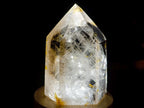 Polished Clear Quartz Crystal with Smokey Phantom x 1 From Akansobe, Madagascar