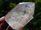 Polished Clear Quartz Crystal with Smokey Phantom x 1 From Akansobe, Madagascar