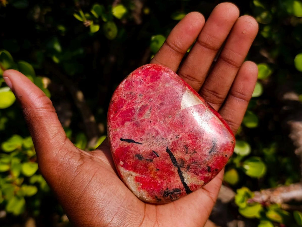 Polished Rare Rhodesian Rhodonite Free Form x 1 From Zimbabwe