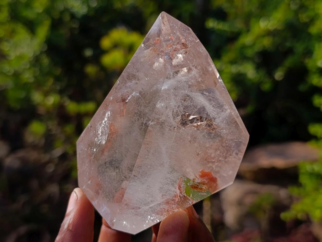 Polished Clear Quartz Crystal x 1 From Madagascar