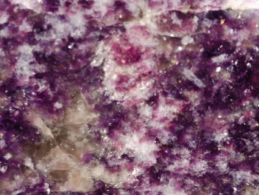 Polished Deep Purple Lepidolite Standing Display Piece x 1 From Madagascar