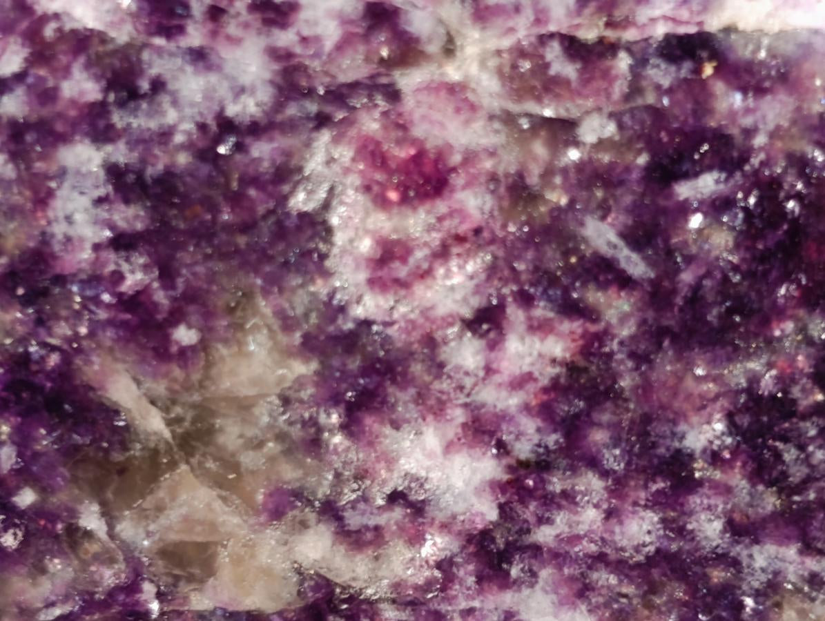 Polished Deep Purple Lepidolite Standing Display Piece x 1 From Madagascar