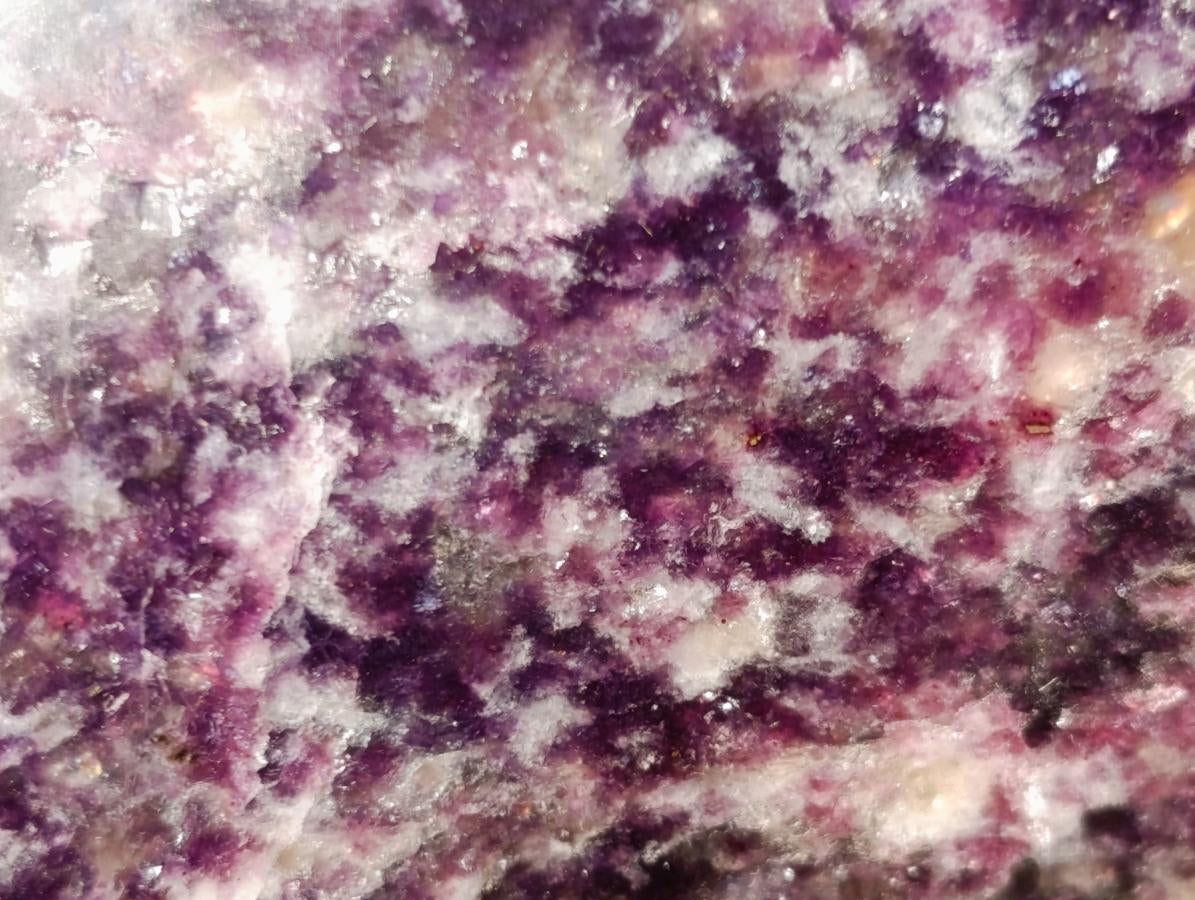 Polished Deep Purple Lepidolite Standing Display Piece x 1 From Madagascar
