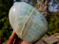 Polished Garnierite Nickel Moonstone Standing Display Piece x 1 From Madagascar