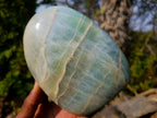 Polished Garnierite Nickel Moonstone Standing Display Piece x 1 From Madagascar