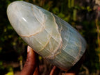 Polished Garnierite Nickel Moonstone Standing Display Piece x 1 From Madagascar