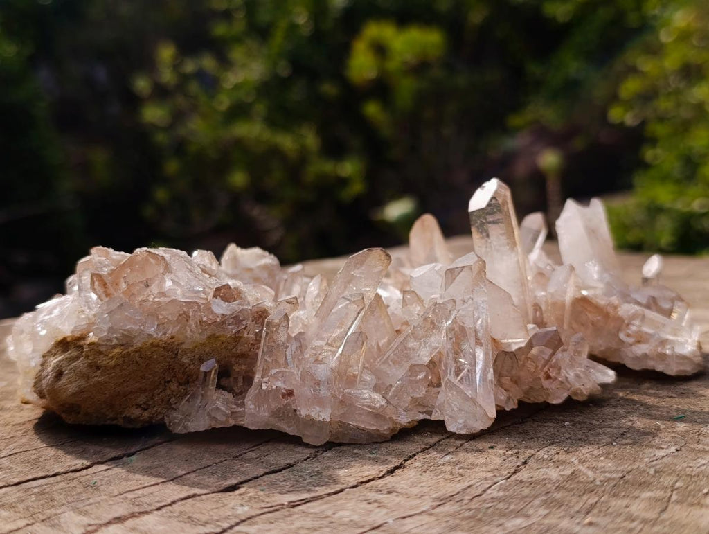 Natural Complex Clear and Bright Crystal Cluster x 1 From Madagascar