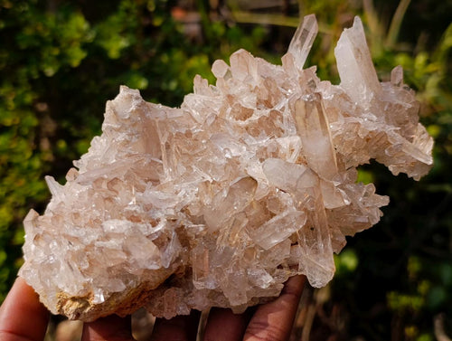 Natural Complex Clear and Bright Crystal Cluster x 1 From Madagascar