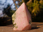 Polished Rare Thulite Display Crystal x 1 From Mozambique