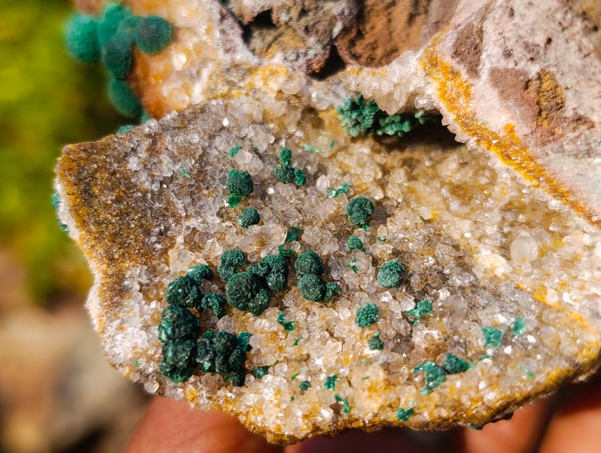 Natural Crystalline Ball Malachite Specimen x 1 From Mindingi Mine, Congo