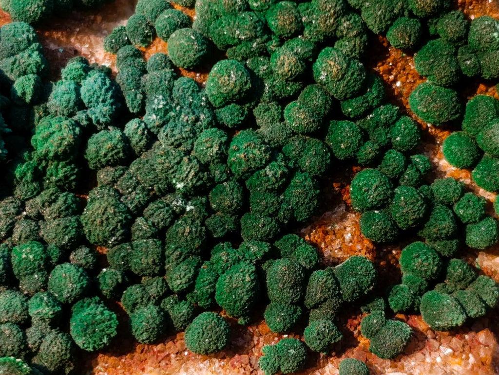 Natural Crystalline Ball Malachite Specimen x 1 From Mindingi Mine, Congo