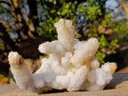 Natural Rare Lesotho Snow Finger Quartz Crystal Cluster with Calcite x 1 From Lesotho