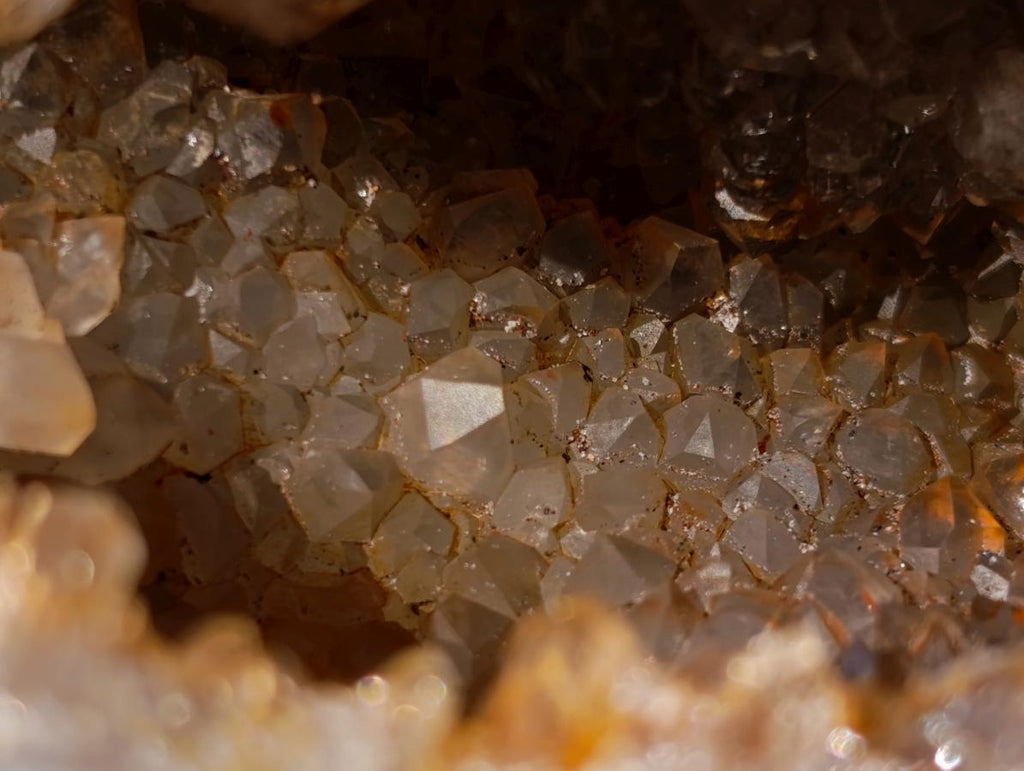 Polished and Natural Agate Geode with Crystalline Centre x 1 From Maintirano, Madagascar