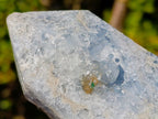 Polished and Natural Blue Celestite Geode Display Crystal x 1 From Sakoany, Madagascar