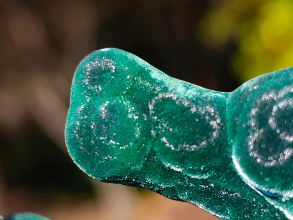 Natural Exquisite Velvet Stalactite Malachite Specimen x 1 From Kasompe, Congo