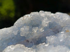 Polished and Natural Blue Celestite Heart x 1 From Sakoany Madagascar