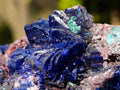 Natural Ultra Rare Azurite Specimen with Malachite on Dolomite x 1 From Mashamba East Mine, Congo