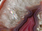 Polished Matching Trio of Red Shashe River Agate Slices with Natural Edging x 1 From Shashe River, Zimbabwe