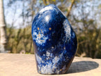 Polished Super Rare Deep Blue Dumortierite Standing Display Piece x 1 From Madagascar