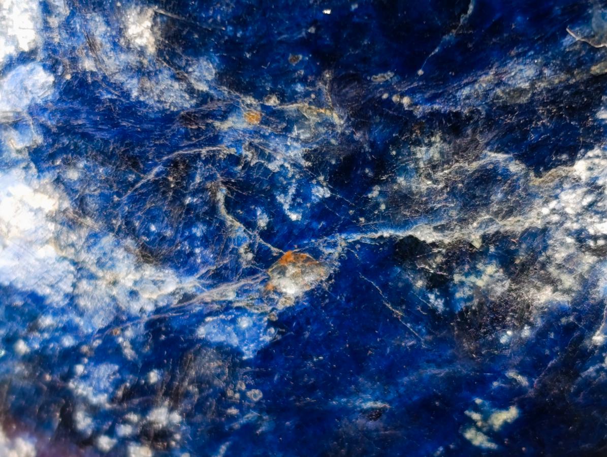 Polished Super Rare Deep Blue Dumortierite Standing Display Piece x 1 From Madagascar