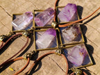 Hand Made Window Amethyst Crystal Necklace - Sold Per Item - From Akansobe, Madagascar