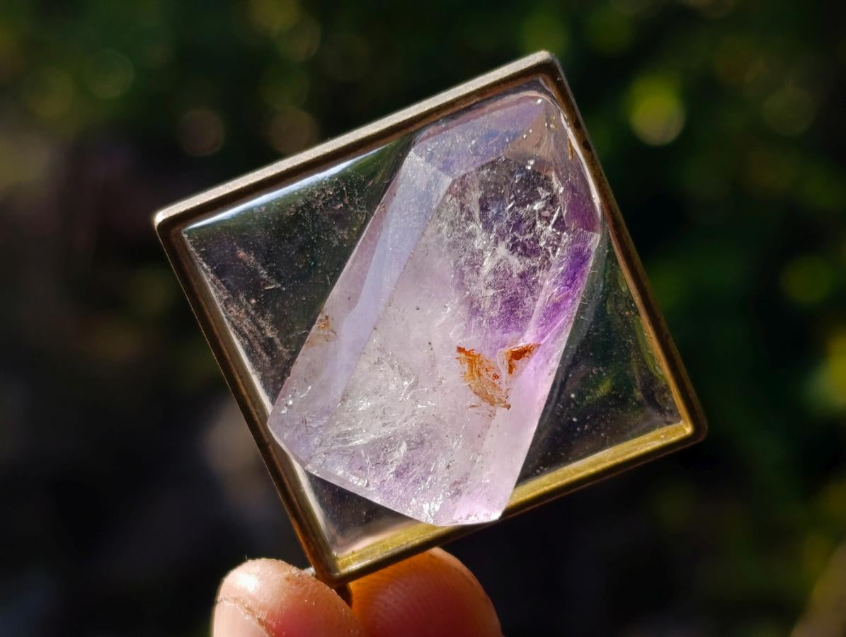 Hand Made Window Amethyst Crystal Necklace - Sold Per Item - From Akansobe, Madagascar